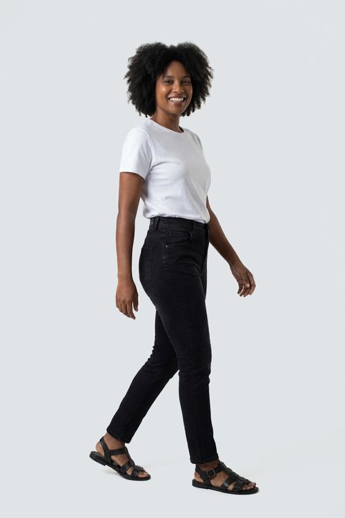 Calca fem promo 81242 jns cig.basica bl jeans preto escuro