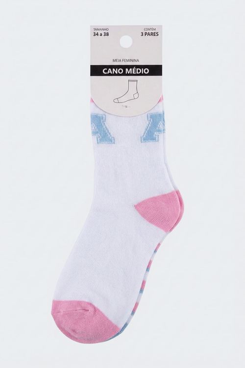 Kit meia cm - 129 sortido