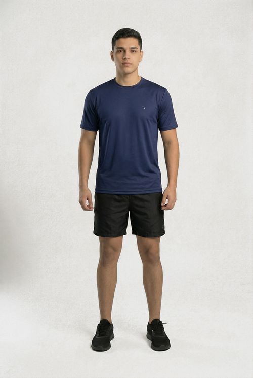 Masc promo esp met043g cam mc p tech aes azul escuro