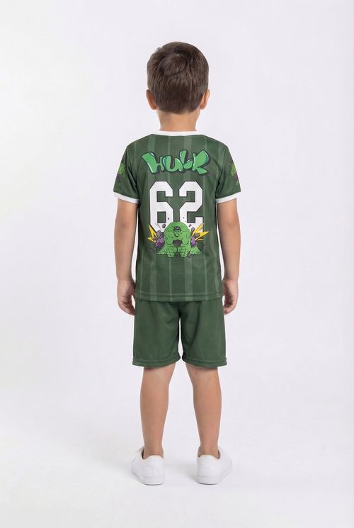 Conjunto Infantil Menino Verde Hulk 62