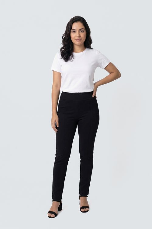 Calca feminino promo scuba liso preto preto