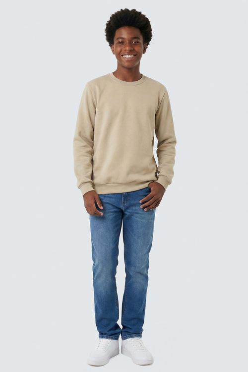 Blusao mol juv 10/16 nos liso car bege bege