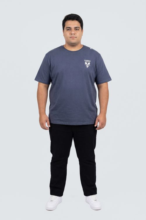 Camiseta Masculina Azul Marinho Tênis Athletic Club