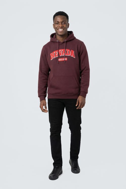 Moletom Masculino Bordô Nevada Estd.1864