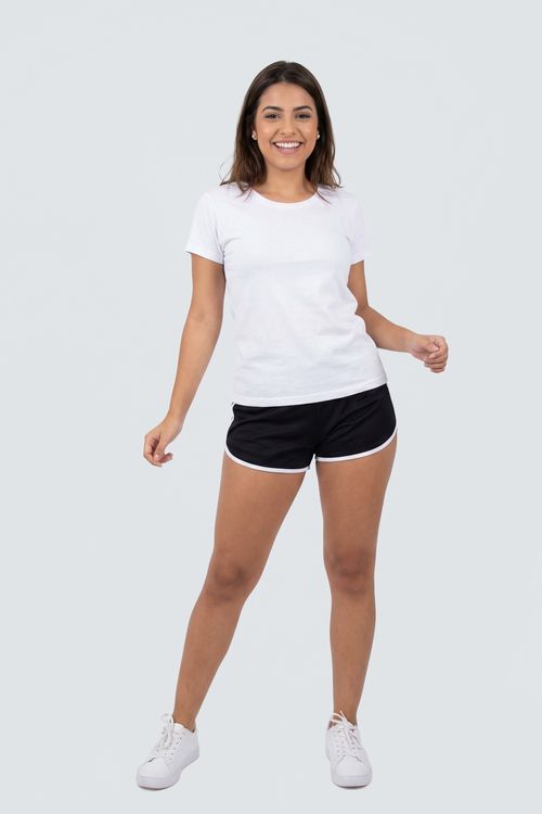 Shorts fem promo runner basc vies  pret preto