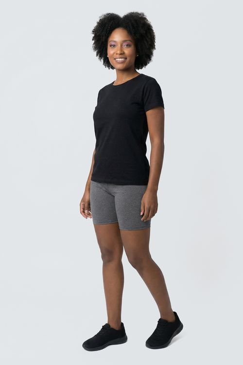 Bermuda Ciclista Feminina Grafite Mescla