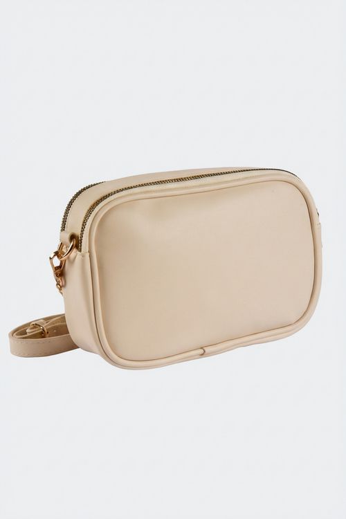 Bolsa Transversal Feminina Nude