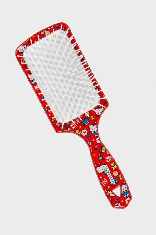 Escova Paddle Maxi Infantil Menina Vermelha Hello Kitty