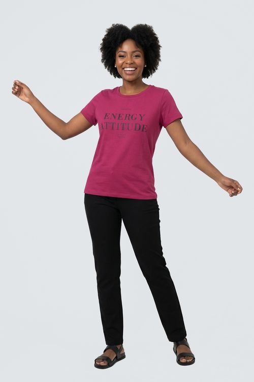 Blusa fem promo m/c meia mal est loc vin vermelho escuro