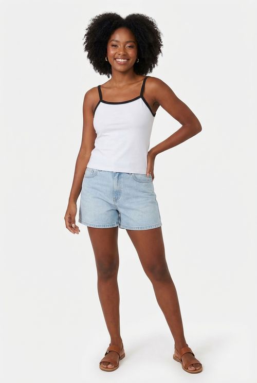 Regata fem fsh promo ffl357 bra alca pto branco