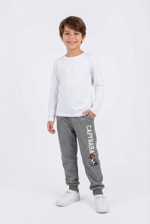 Calca mol 4/10 nos jet silk spider cinza cinza