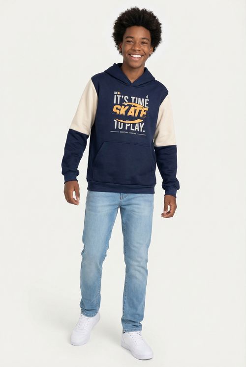 Moletom cpz10/16nos c45457 skate marinho marinho