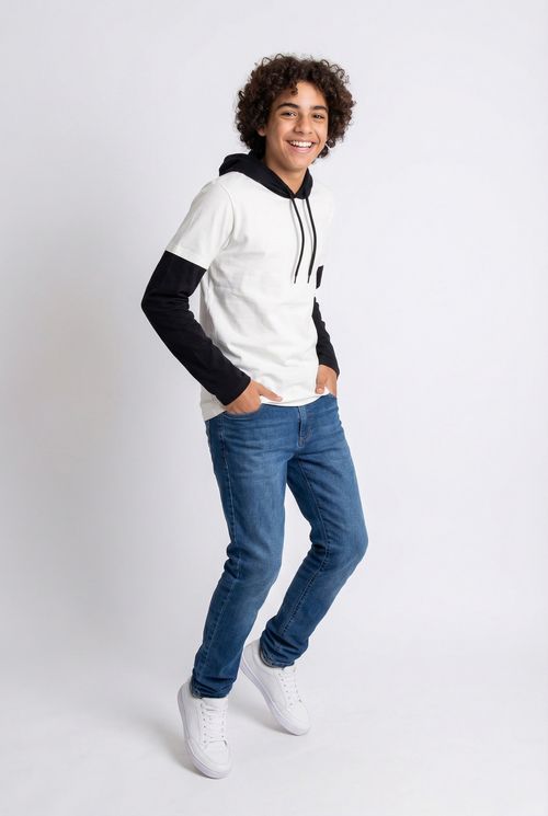 Camiseta m/l 10/16nos 1275553 str off off white