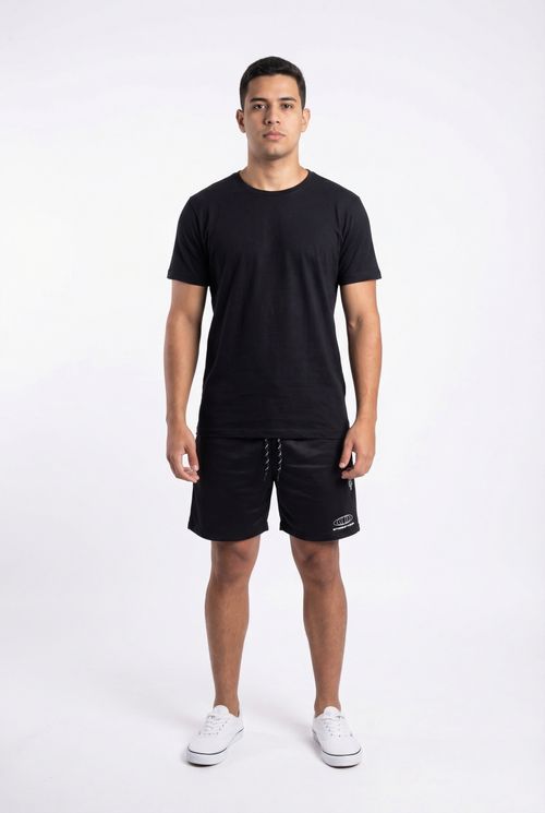 Bermuda masc street mol silk preta preto