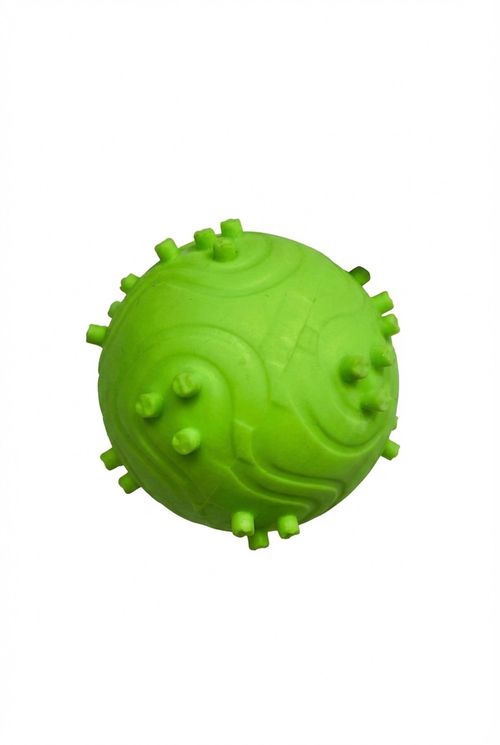 Bolinha Massageadora Pet Verde Limão Vibrante Texturizada
