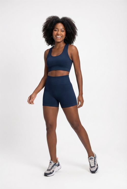 Top ginast fem esp fex040b s/ cost alca azul escuro