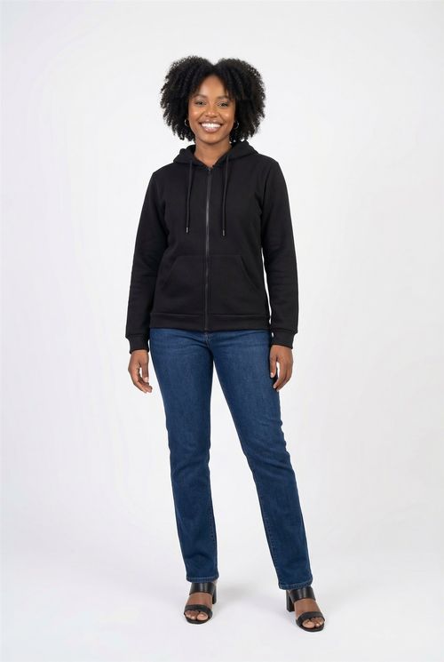 Fem esp fem004 top mol zip capuz preto preto