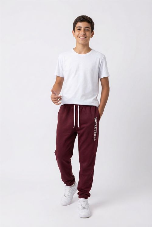 Calca mol10/16 nos liso silk basqt vinho vinho