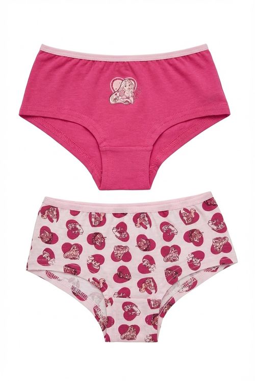 Kit 2 Pares de Meia Infantil Menina Estampa Princesa Encantada