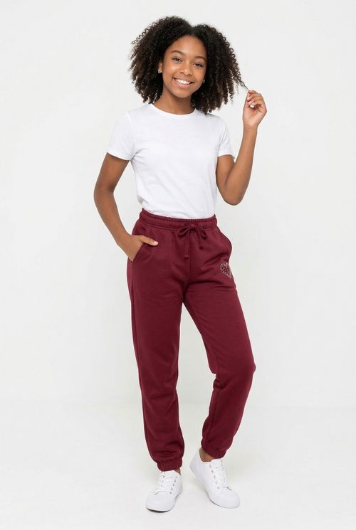 Calça inf10/16nas vinho vinho