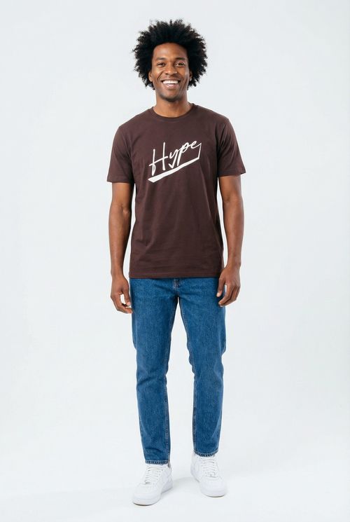 Camiseta Masculina Marrom Escuro Hype