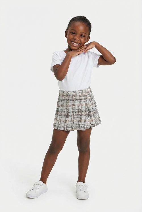 Shorts saia inf4/8nas tweed off white