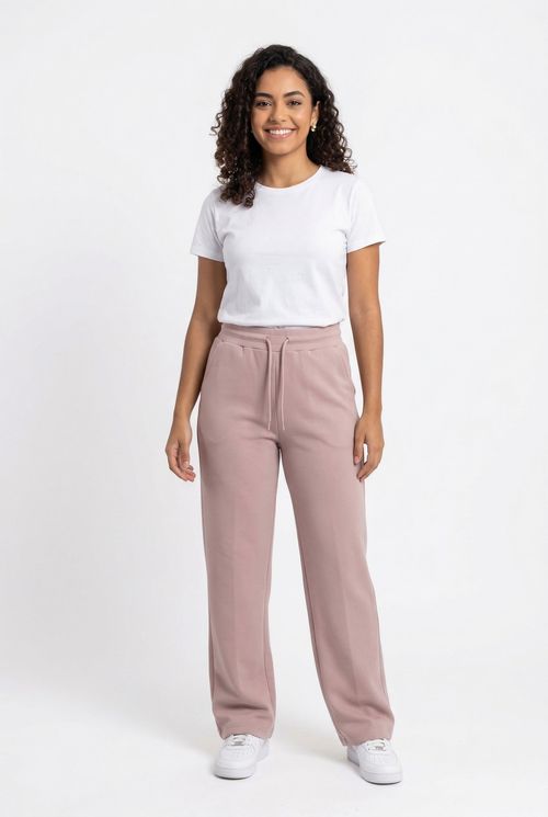Fem esp fea034e calça mol basico rosa rosa medio