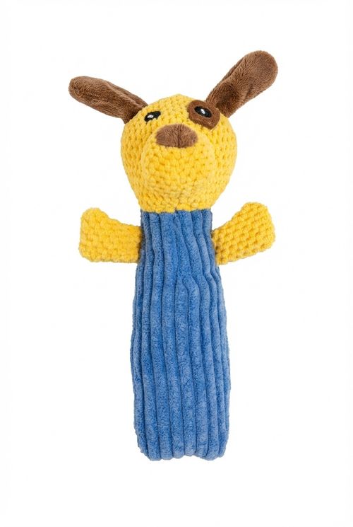 Brinquedo de Pelúcia para Cães Amarelo e Azul Cachorro Estilizado