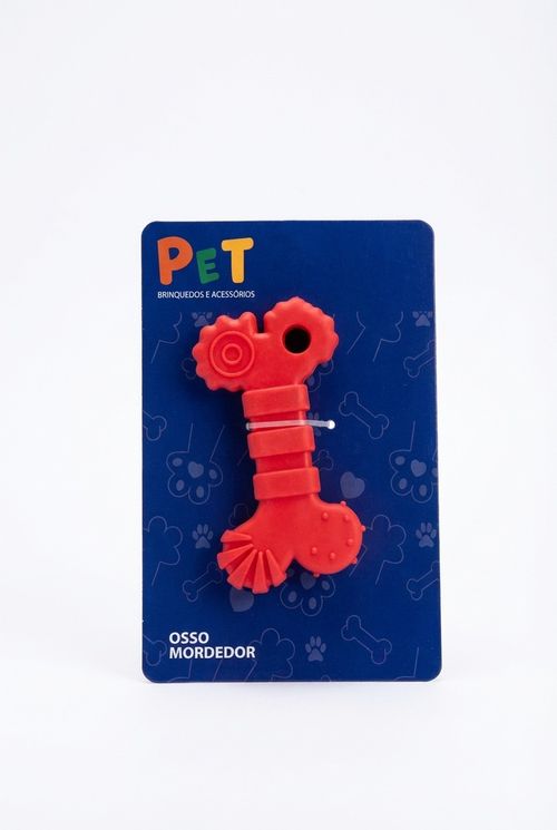Brinquedo Mordedor Pet Vermelho Médio