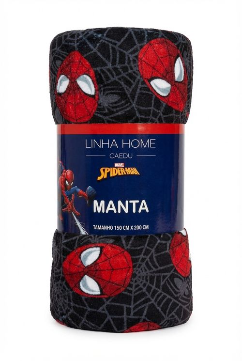 Manta Aconchegante Infantil Menino Homem-Aranha Marvel