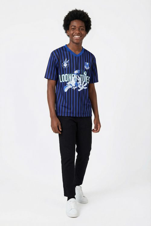 Camiseta m/c 10/16 nos c77i26625 looney azul