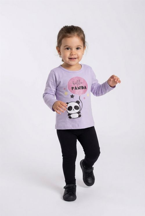 Blusa m/l inf1/3nas silk panda lilas