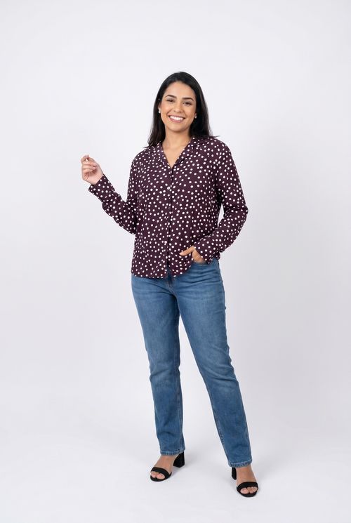 Camisa city fcic008 m/l mães estmp poa estampado