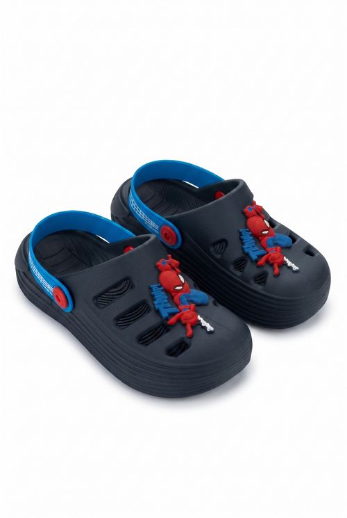 Babuche Infantil Menino Azul Marinho Homem-Aranha