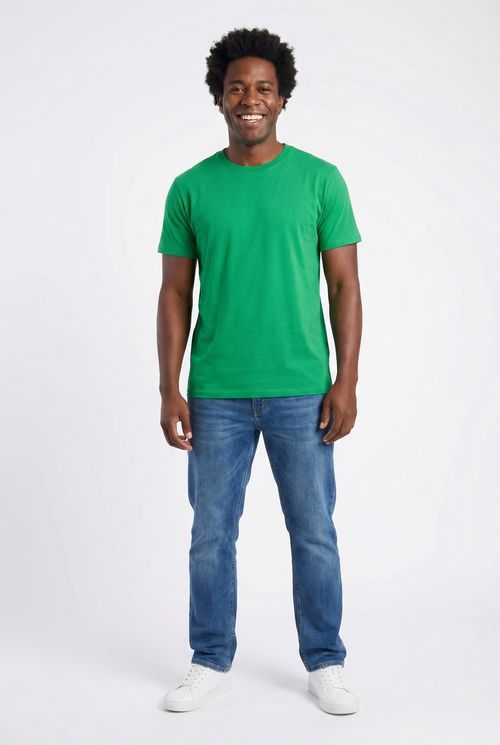 Camiseta mc masc promo firsttee verde medio