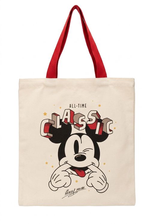 Ecobag Creme Mickey Mouse 'All-Time Classic'