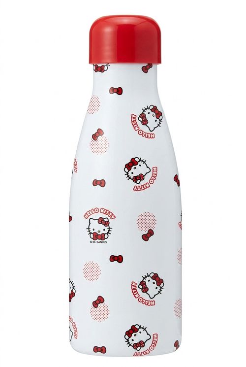Garrafa feminina Branca Hello Kitty Clássica Sanrio
