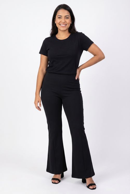Calça Feminina Preta Flare
