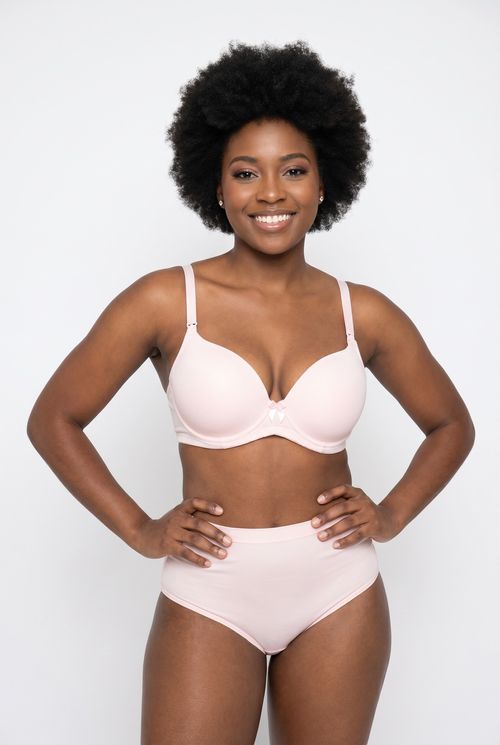 Sutiã Feminino Rosa Pétala com Renda