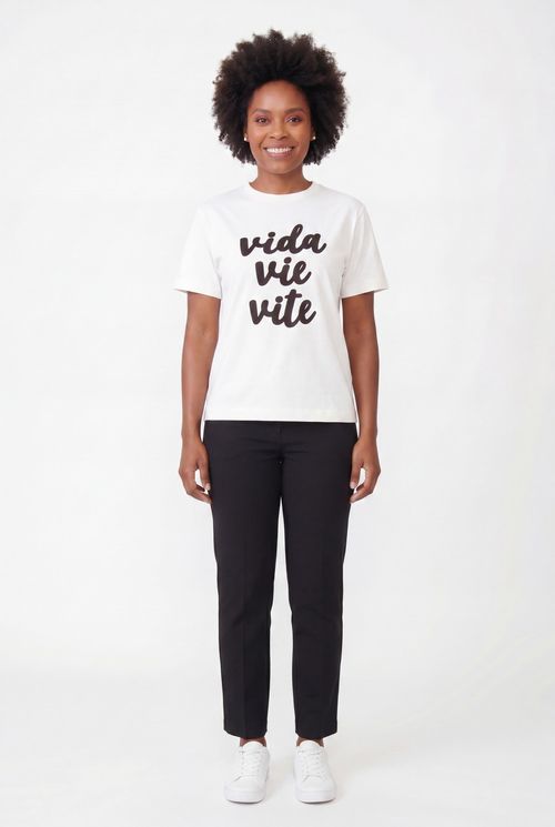Blusa fem cas fcal4 ombro a ombro rib of off white