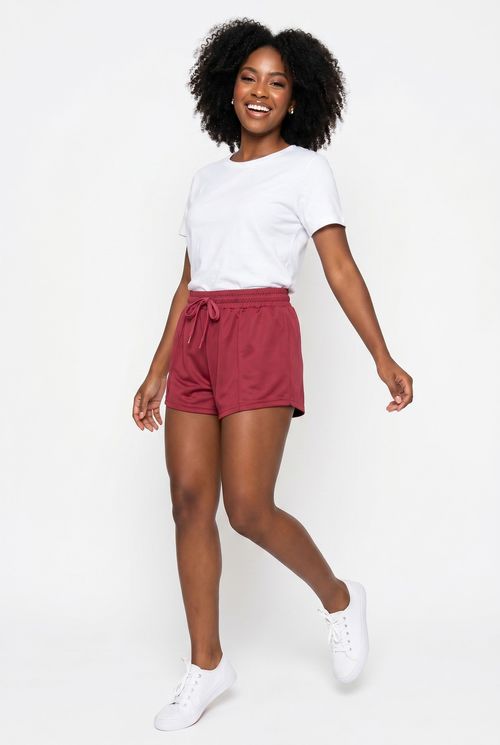 Aces fem aih005b shorts praia caramelo mocha