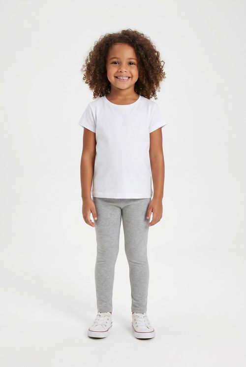 Legging lisa cinza mescla iba347e cinza claro mescla
