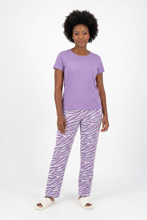 Ling pro lbj133 pijama mc poly zebra lil estampado