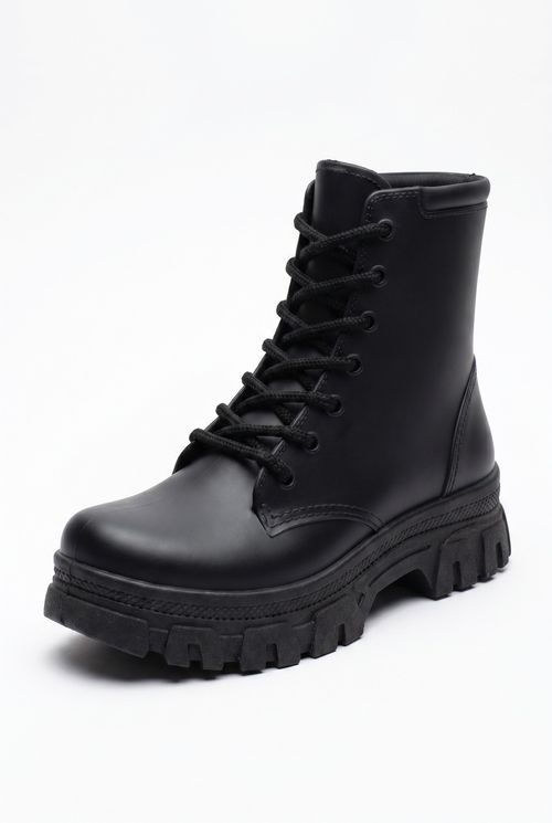 Bota coturno kids 11000 - 07  preto preto