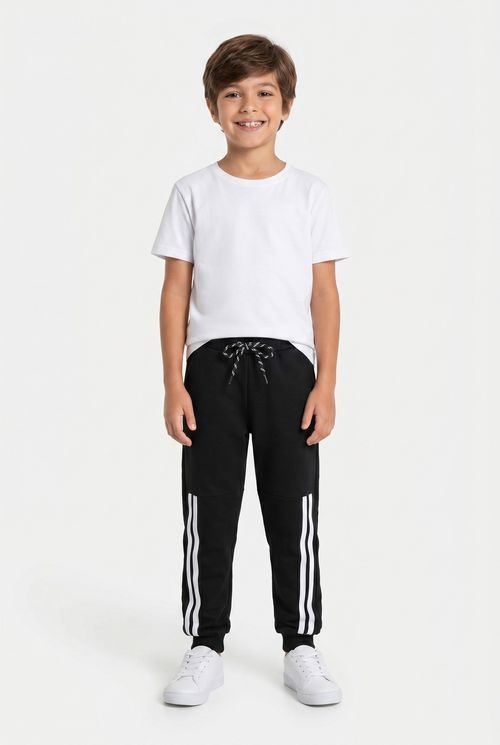 Calca mol 10/16 nos recorte jogger preto preto