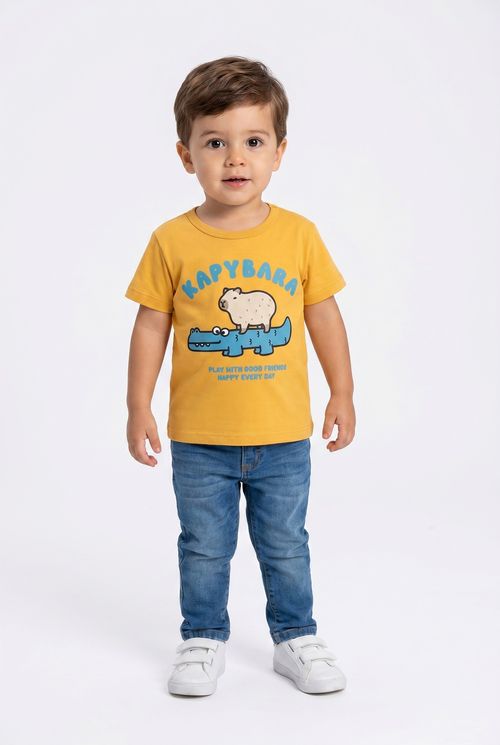 M/c silk 1/3 nos capivara amarelo escuro amarelo escuro