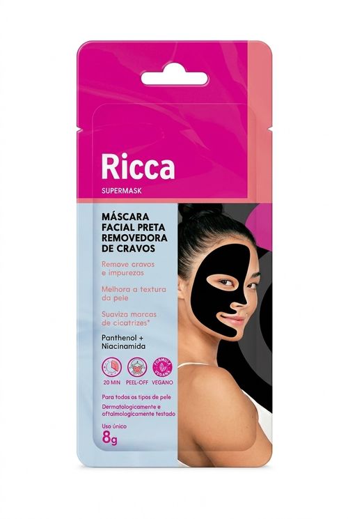 Máscara Facial Peel-Off Feminina Preta