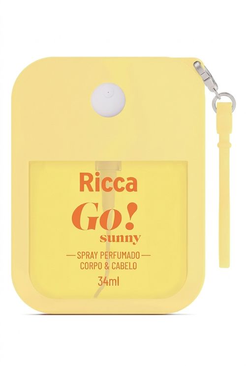 Spray Perfumado Feminino Ricca Go! Sunny Ensolarado 34ml