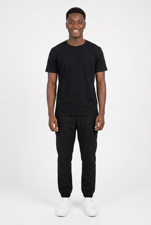 Calça Cargo Jogger Masculina Preta