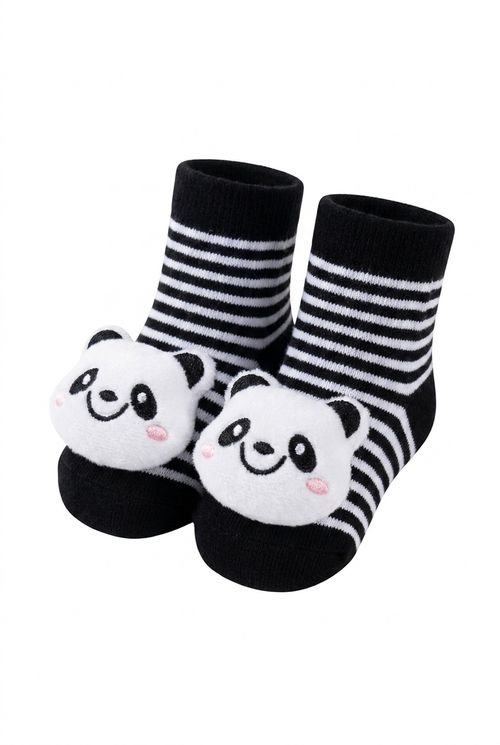 Aces baby ads022 meia 14-18 3d panda estampado